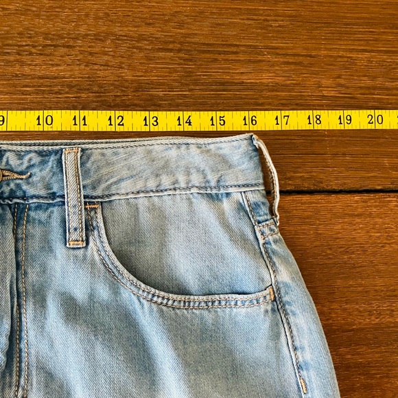 Hollister Light Blue Cargo Denim / Jean Skirt/ Country Western Style - Picture 4 of 8